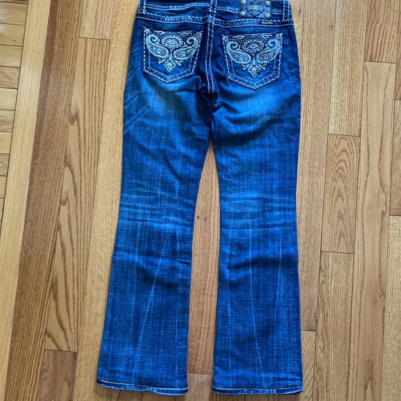Miss Me boot cut distressed jeans - Picture 5 of 8